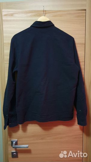 Темно-синяя рубашка Weekday S