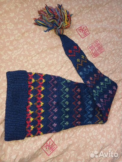 Шапка ручной вязки из Исландии