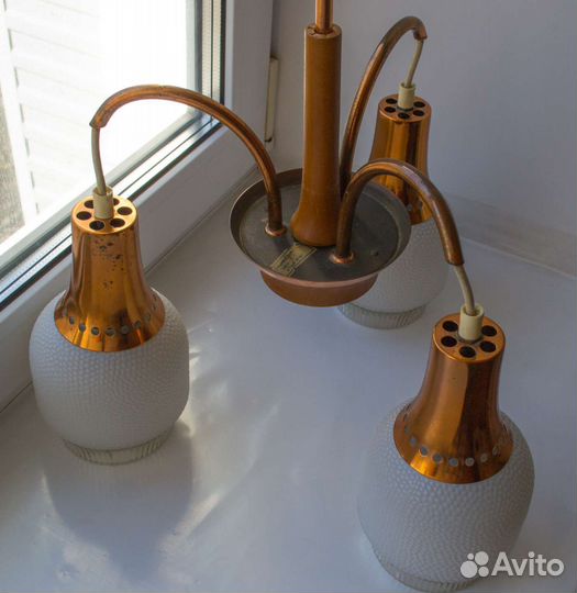 Люстра винтаж Германия 1950-е