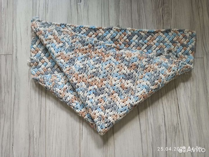 Плед из alize puffy