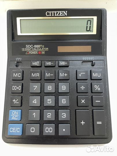 Калькулятор Citizen SDC-888T
