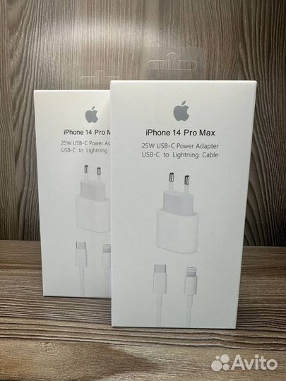 Зарядка на iPhone 25w кабель+блок/оптом
