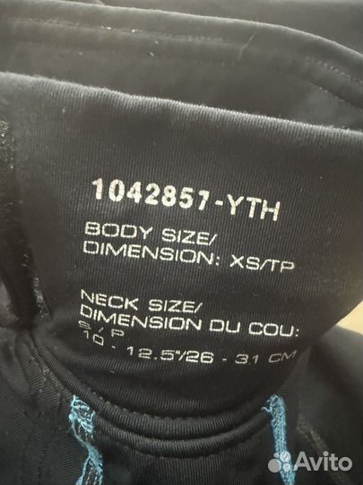 Хоккейное термобелье с ракушкой