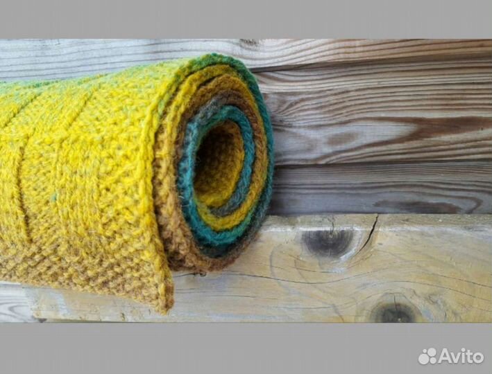 Вязаный шарф ручной работы 100 шерсть