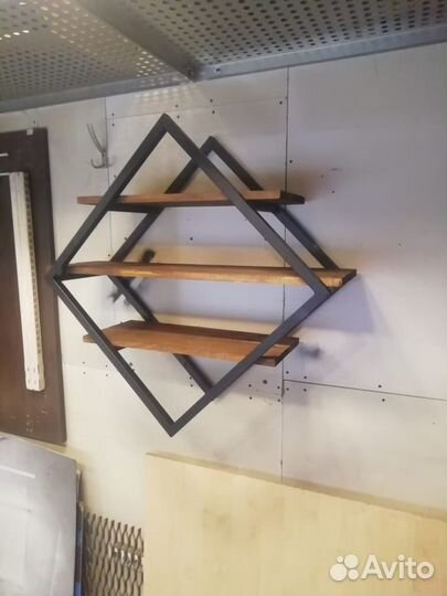 Полка в стиле лофт