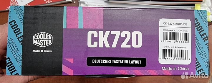 Механическая клавиатура CK720 Cooler Master