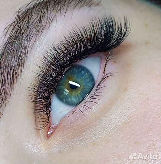 Наращивание ресниц на дому