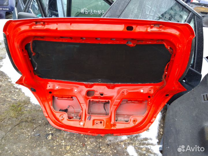 Опель Астра GTS 2007г дверь багажника