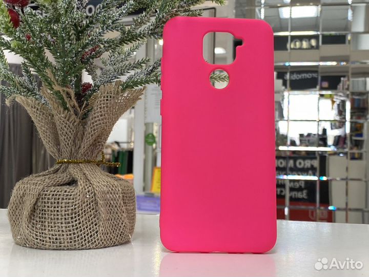 Чехол Silicone Case Redmi Note 9