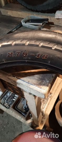 Мотошина weixing- china. 2.75-18 с камерой, Б/У