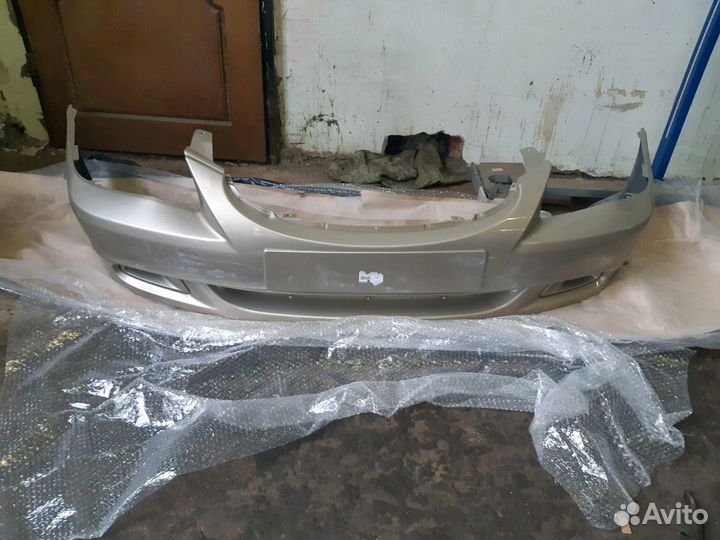 Бампер передний бежевый Hyundai Accent Тагаз