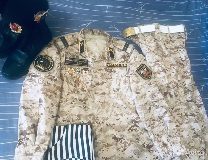 Дембельская форма рвиа. В комплекте берцы 44 р