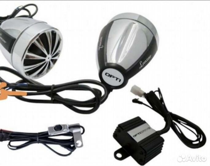 Колонки музыкальные на мото б/у Lanzar opti M