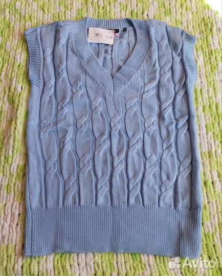 Жилет вязаный новый размеры 44-46