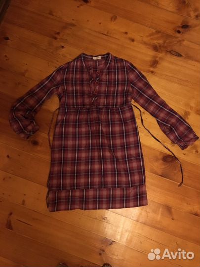 Платье Рубашка Туника для беременных размер 42 s