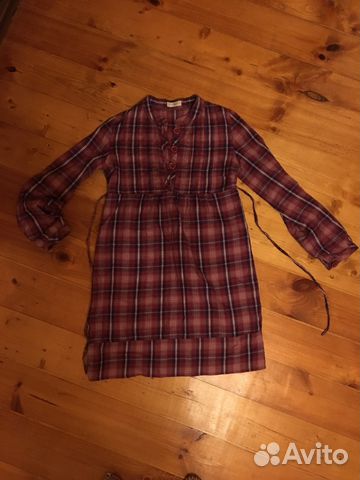 Платье Рубашка Туника для беременных размер 42 s