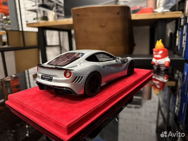 Mansory Ferrari F12 Stalonne серебро 1:18