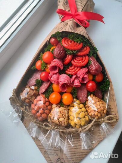 Мужской съедобный букет