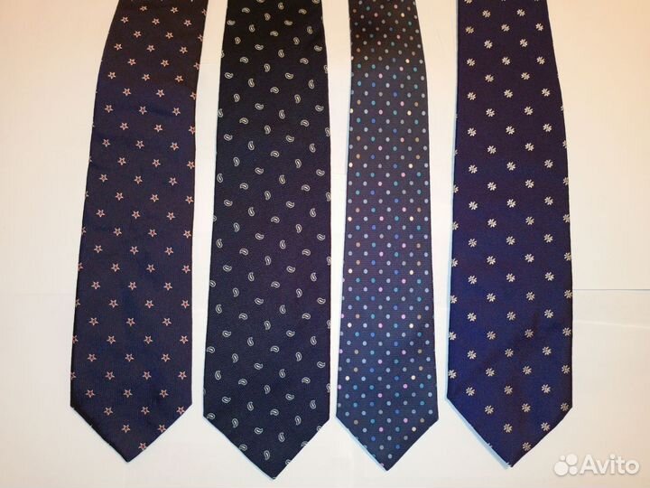 Галстуки синие брендовые