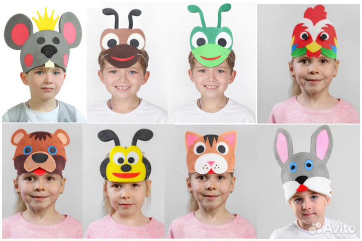 Маски животных и насекомых