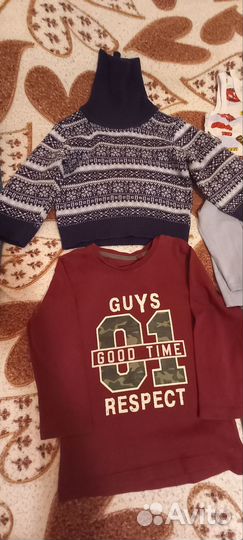 Вещи пакетом на мальчика 80 86 р- р