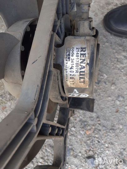 Рено логан дифузор вентилятора