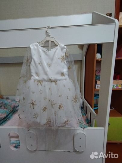 Платье снежинка