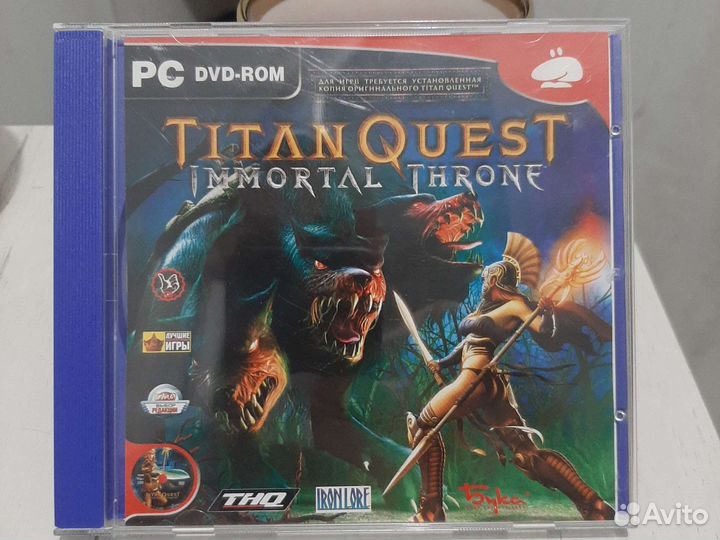 Компьютерная игра. диск на пк titan Quest