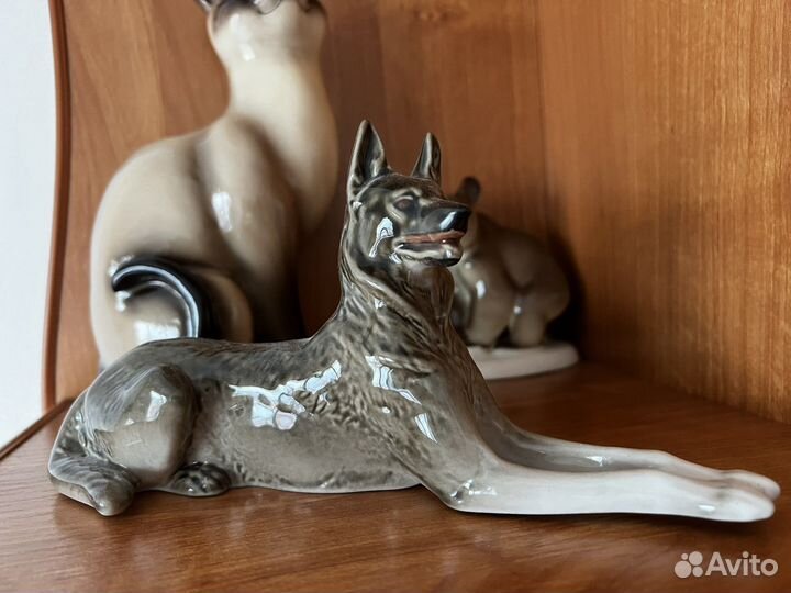 Статуэтка овчарка лфз