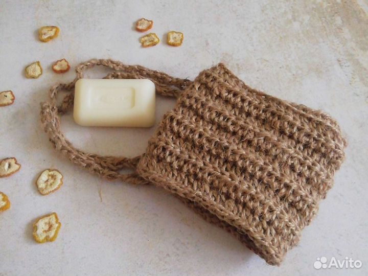 Эко мочалка из джута