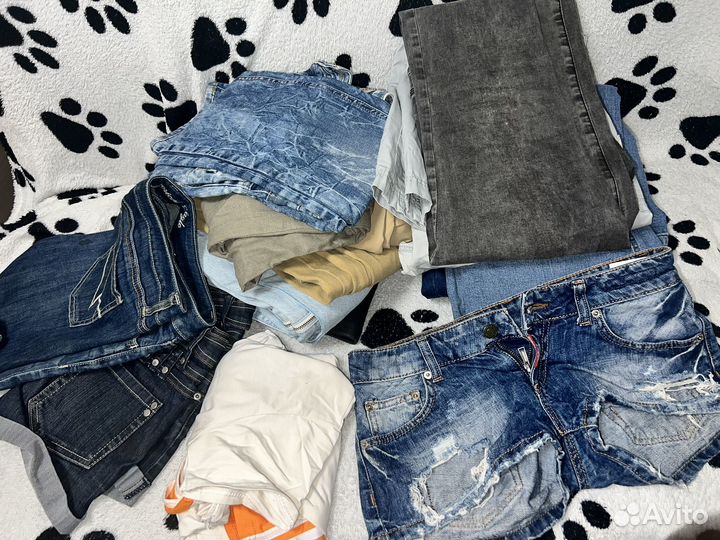 Джинсы пакетом 38-42
