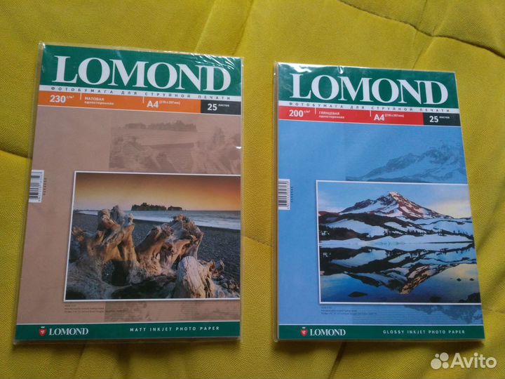 Фотобумага Lomond