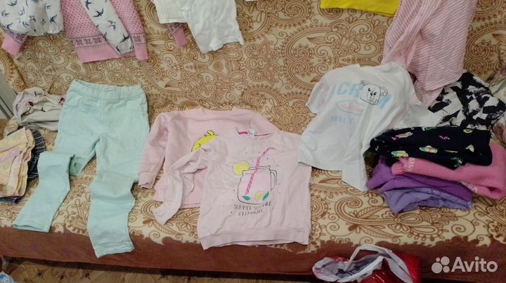 Детские вещи пакетом для девочек 122 128