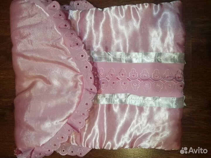 Конверт на выписку для девочки весна осень