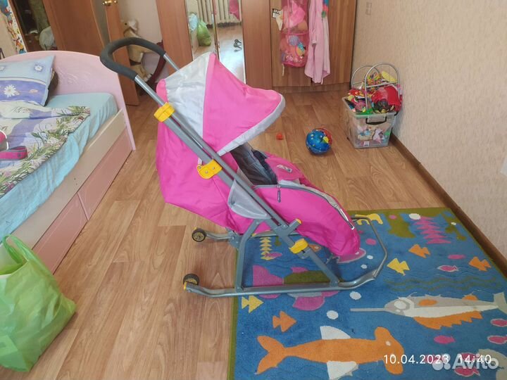 Детские санки коляска Ника