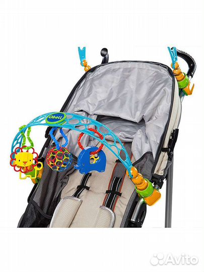 Развивающая дуга Oball на коляску, стульчик и тд