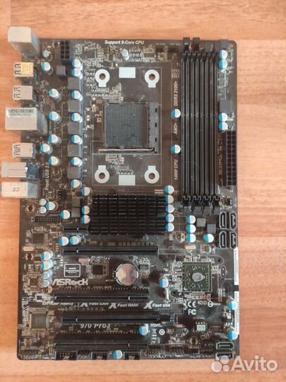 Материнская плата ASRock 970 Pro3 на запчасти