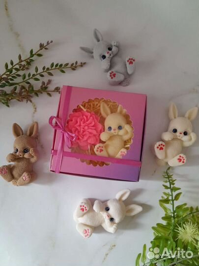 Мыло ручной работы заяц