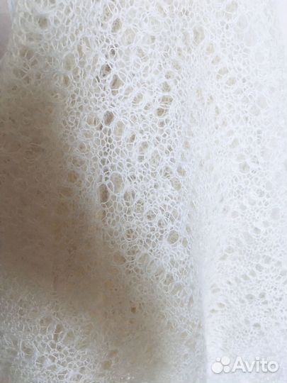 Пуховый платок паутинка