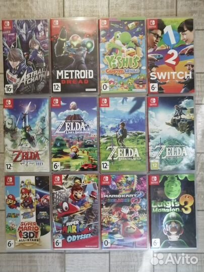 Игры для nintendo switch катриджи