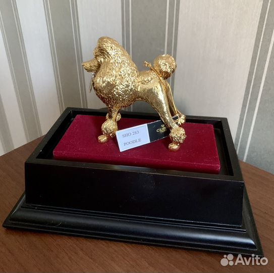 Пудель. Сувенир Cubic gems. Тайланд