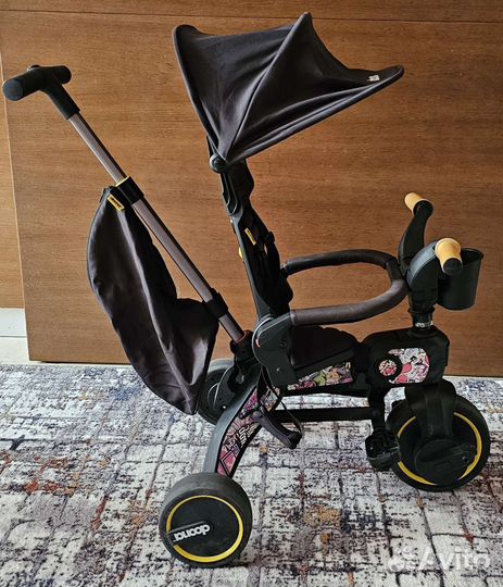 Складной велосипед Doona Liki TrikeS5, Nitro Black