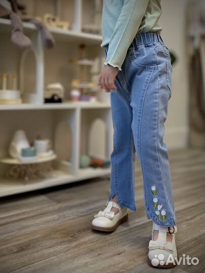 Джинсы для девочки 90, 100, 110