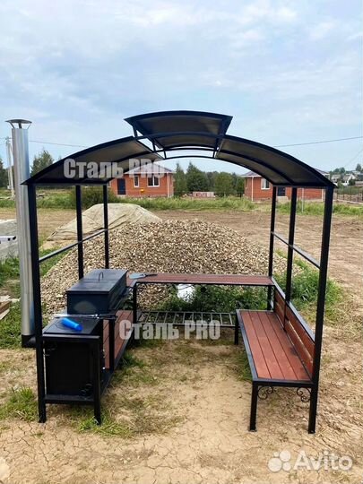 Мангал С крышей