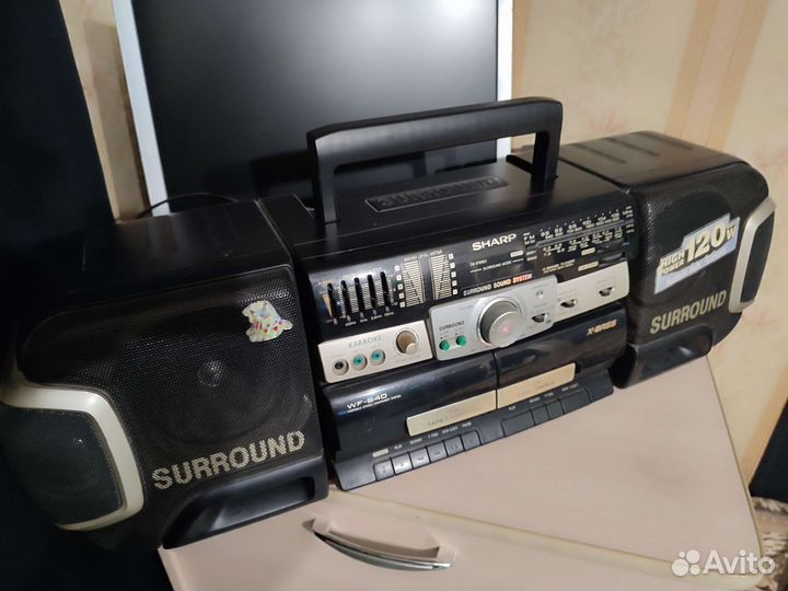 Магнитофон двухкассетный Sharp