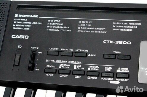 Синтезатор casio ctk 3500