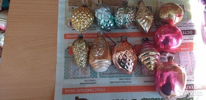 Елочные игрушки СССР