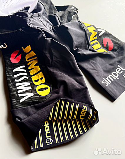 Велосипедные трусы agu команды Jumbo Visma Ориг