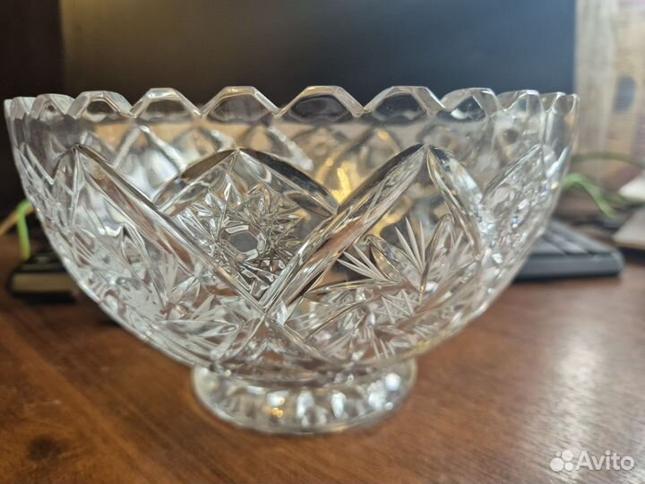 Хрустальный салатник