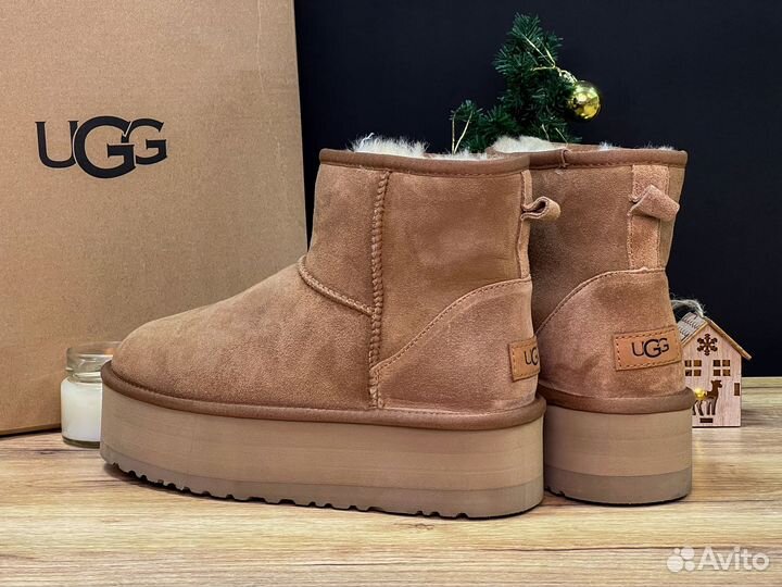 UGG Classic Ultra Mini Platform Chestnut